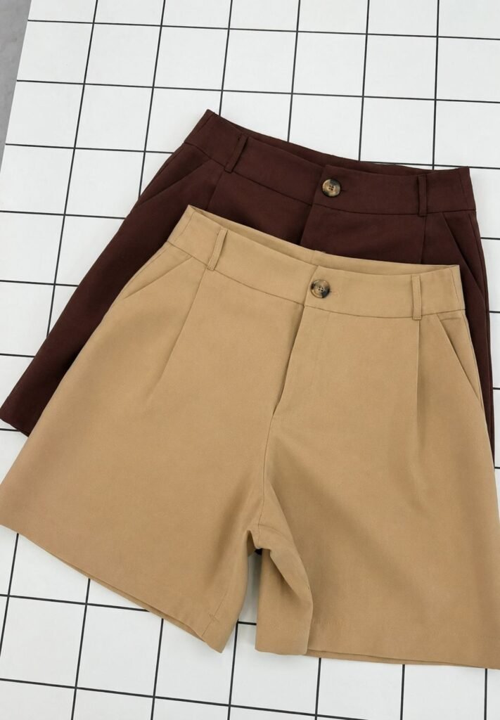 Shorts em alfaiataria